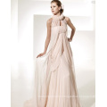 Empire Sheath Column Sweetheart Chapel Train Chiffon Draped Ruffled Wedding Dress